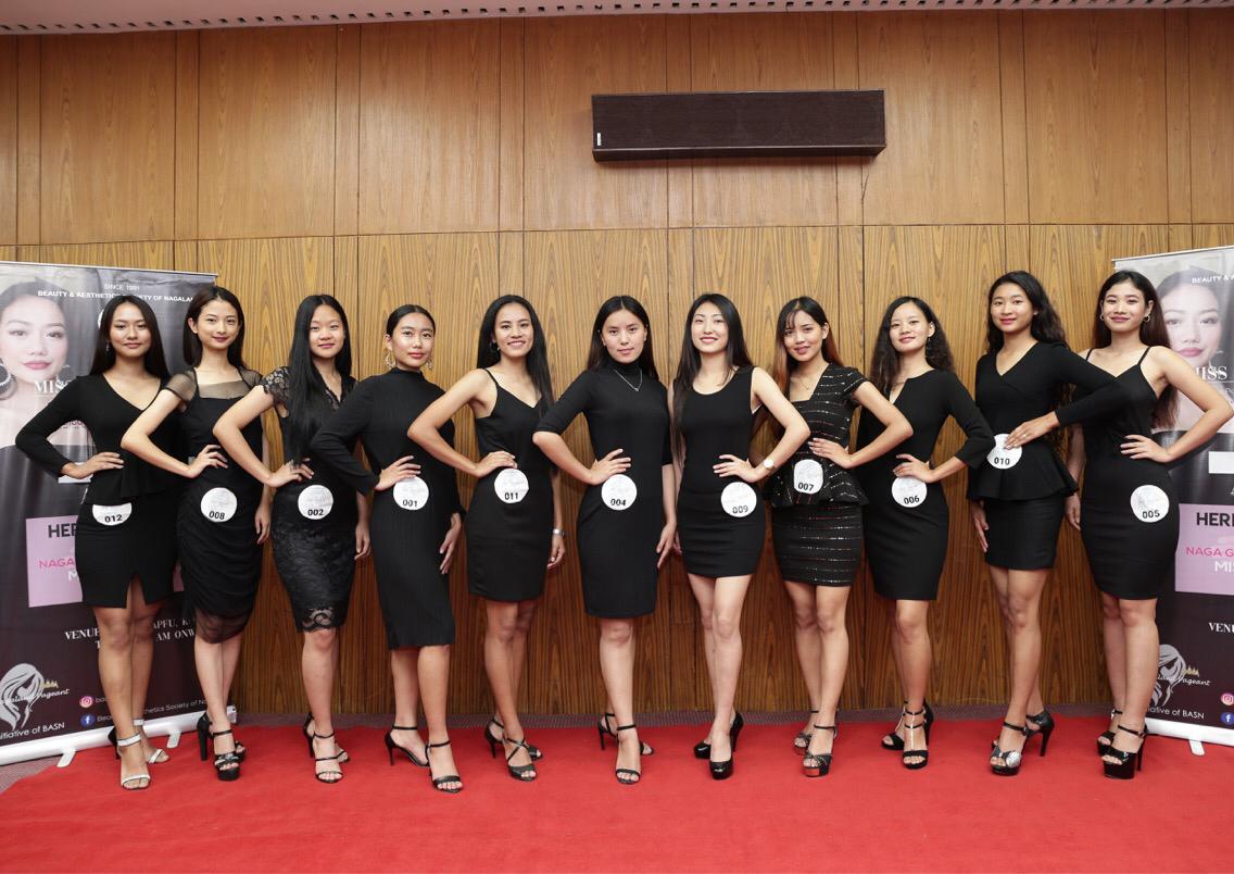 The final audition for Miss Nagaland 2019
